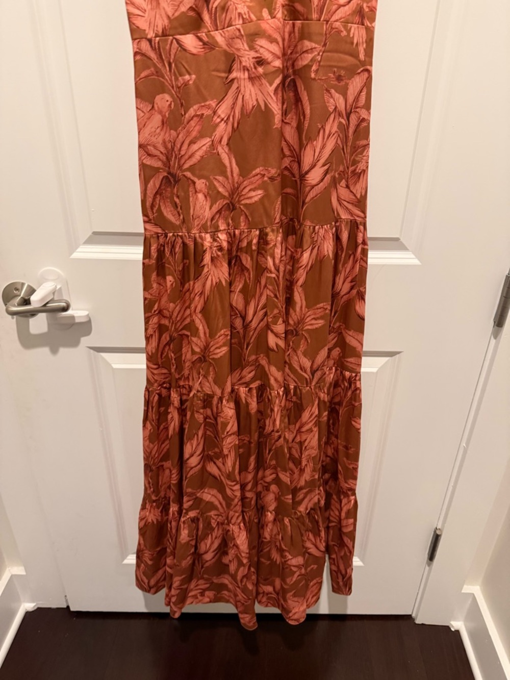 Significant Other Tiered Maxi Dress in Rust Floral - NWT - Picture 4 of 6